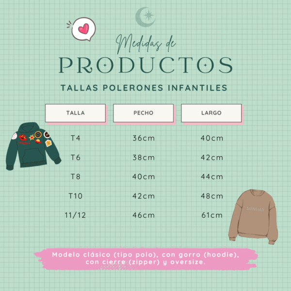 Polerón Infantil Personalizado