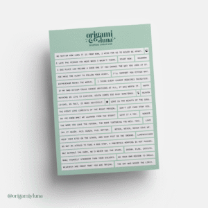 Lámina de Stickers con Frases en Inglés